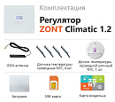 ZONT Climatic 1.2 Погодозависимый автоматический GSM / Wi-Fi регулятор (1 ГВС + 2 прямых/смесительных) с доставкой в Барнаул